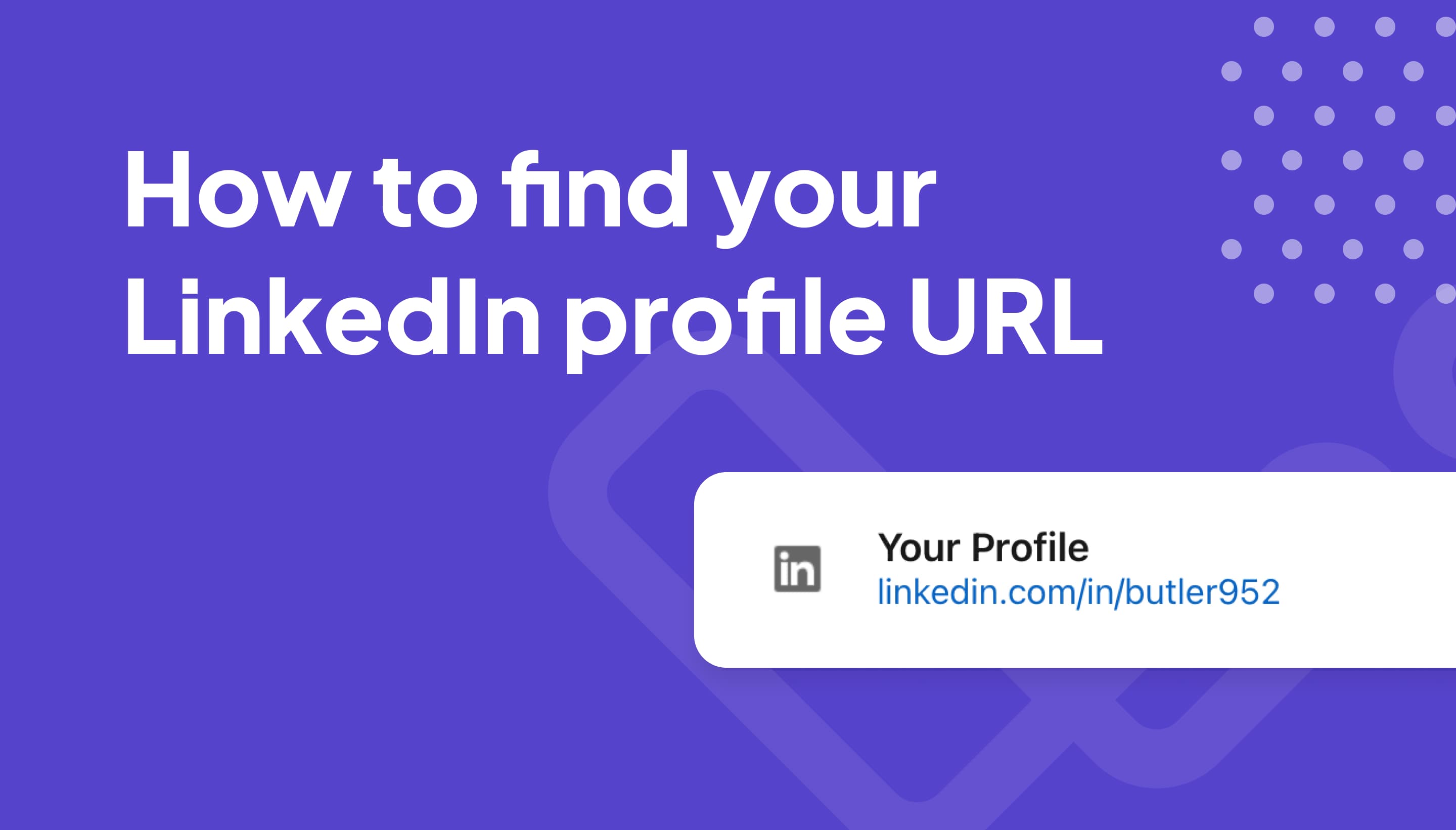 How to find your LinkedIn profile URL