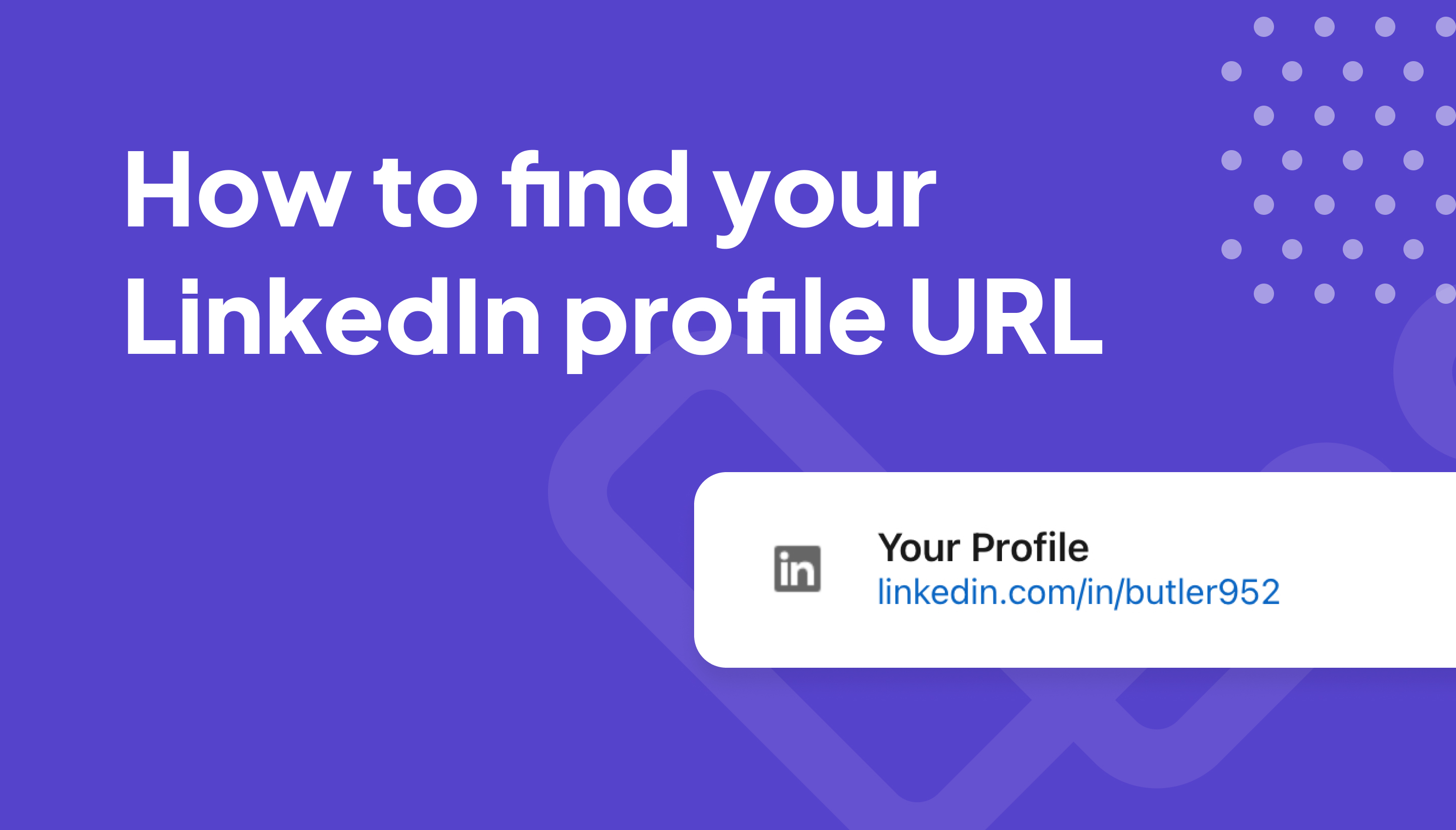 How to find your LinkedIn profile URL